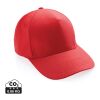 Impact 5 Panel Kappe aus 280gr rCotton mit AWARE™ Tracer Sattes Rot | ohne Werbeanbringung | Nicht verfügbar | Nicht verfügbar | Nicht verfügbar