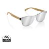 Prism Sonnenbrille aus RCS rec. Kunststoff mit Bambusbügeln braun | ohne Werbeanbringung | Nicht verfügbar | Nicht verfügbar
