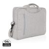 "Laluka AWARE™ 15.4"" Laptop-Tasche aus recycelter Baumwolle grau | ohne Werbeanbringung | Nicht verfügbar | Nicht verfügbar | Nicht verfügbar