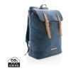 Canvas Laptop-Rucksack, PVC frei blau | ohne Werbeanbringung | Nicht verfügbar | Nicht verfügbar | Nicht verfügbar