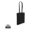 Impact Aware™ recycelte Baumwolltasche schwarz | ohne Werbeanbringung | Nicht verfügbar | Nicht verfügbar | Nicht verfügbar