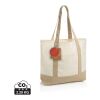 SHOP LOCAL AWARE™ Tasche aus recycelter Baumwolle, 350g/m² weiß