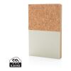 A5 Kork & Kraft Notizbuch grau | ohne Werbeanbringung | Nicht verfügbar | Nicht verfügbar