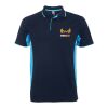 Montmelo Sport Poloshirt Unisex Standard | Navy Blue-himmelblau | M | ohne Werbeanbringung | Nicht verfügbar | Nicht verfügbar | Nicht verfügbar