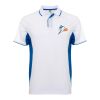 Montmelo Sport Poloshirt Unisex Standard | weiss-royalblau | M | ohne Werbeanbringung | Nicht verfügbar | Nicht verfügbar | Nicht verfügbar