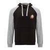 Badet zweifarbiger Kapuzenpullover Unisex Standard | schwarz-heather grau | XS | ohne Werbeanbringung | Nicht verfügbar | Nicht verfügbar | Nicht verfügbar