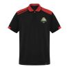 Samurai Kurzärmeliges Poloshirt mit antibakterieller Wirkung, 160 g/m2, unisex  Standard | schwarz-rot | XL | ohne Werbeanbringung | Nicht verfügbar | Nicht verfügbar | Nicht verfügbar