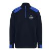 Maverick Pullover für Herren mit halbem Reißverschluss, 280 g/m2 Standard | Navy Blue-royalblau | 2XL | ohne Werbeanbringung | Nicht verfügbar | Nicht verfügbar | Nicht verfügbar
