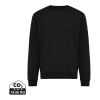 IQONIQ Torla Rundhals-Pullover aus recycelter Baumwolle schwarz | 4XL