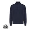 IQONIQ Elgon Quarter-Zip-Sweater aus rec. Baumwolle navy blau | XS | ohne Werbeanbringung | Nicht verfügbar | Nicht verfügbar | Nicht verfügbar