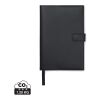 VINGA Timo Notizbuch aus RCS recyceltem rPET schwarz | ohne Werbeanbringung | Nicht verfügbar | Nicht verfügbar