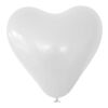 Herzballon weiß | ohne Werbeanbringung