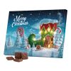 Classic Tisch Adventskalender ohne Werbeanbringung | 24 Vollmilch Schokotäfelchen