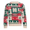 Weihnachtspullover S-M beige