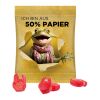 Minitüte 15 g Trolli Fruchtgummi Sonderformen weiß | ohne Werbeanbringung | Folie mit ca. 50% Papier