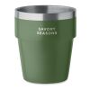 Doppelwandiger Trinkbecher 250 ml dunkelgrün