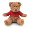 Teddybär mit T-Shirt rot | ohne Werbeanbringung | Nicht verfügbar | Nicht verfügbar | Nicht verfügbar