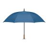 27" Regenschirm Holzgriff königsblau