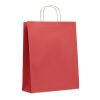 Papiertüte, groß 90 g/m² rot | ohne Werbeanbringung | Nicht verfügbar | Nicht verfügbar | Nicht verfügbar