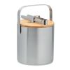 Doppelwandiger Eiskübel 1,2L mattsilber | ohne Werbeanbringung | Nicht verfügbar | Nicht verfügbar | Nicht verfügbar