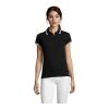 PASADENA Damen Polo 200g schwarz / weiß | XL | ohne Werbeanbringung | Nicht verfügbar | Nicht verfügbar | Nicht verfügbar