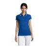 PASADENA Damen Polo 200g Königsblau/Weiß | L | ohne Werbeanbringung | Nicht verfügbar | Nicht verfügbar | Nicht verfügbar