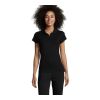 Prescott Damen-Poloshirt 170 tiefschwarz | XXL