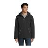 Rock Herren-Winter-Softshelljacke schwarz | L