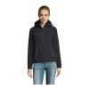Rock Damen-Softshellparka schwarz | XL