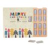 Täfelchen Adventskalender ECO Graspapier 4c Euroskala | 24 Alpenmilch-Schokotäfelchen