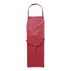 Polyester (200 gr/m²) Schürze Mindy Rot