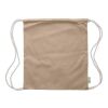 Kordelzugtasche aus recycelter Baumwolle Joy beige | ohne Werbeanbringung | Nicht verfügbar | Nicht verfügbar