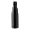 Doppelwandige Trinkflasche aus Edelstahl 'Marcelino' Schwarz