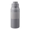 Doppelwandige Edelstahl-Trinkflasche 800 ml Katie Grau | ohne Werbeanbringung | Nicht verfügbar | Nicht verfügbar
