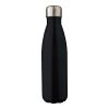 Doppelwandige Edelstahlflasche 500 ml Clifford aus recyceltem Stahl Schwarz | ohne Werbeanbringung | Nicht verfügbar | Nicht verfügbar