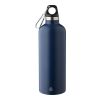 Doppelwandige Flasche aus recyceltem Edelstahl (500 ml) Lysandra Blau | ohne Werbeanbringung | Nicht verfügbar | Nicht verfügbar