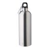 Recycelte einwandige Edelstahlflasche (750 ml) Emeric Silber | ohne Werbeanbringung | Nicht verfügbar | Nicht verfügbar