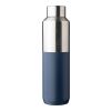 Recycelte doppelwandige Trinkflasche aus Edelstahl (600 ml) Esen Blau | ohne Werbeanbringung | Nicht verfügbar | Nicht verfügbar