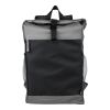rPET-Polyester (600D) Rolltop-Rucksack Yani Grau | ohne Werbeanbringung | Nicht verfügbar | Nicht verfügbar