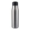 Doppelwandige Trinkflasche aus recyceltem Edelstahl (500 ml) Solene Silber | ohne Werbeanbringung | Nicht verfügbar | Nicht verfügbar