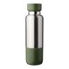 Doppelwandige Edelstahl-Trinkflasche (500 ml) Zev Grün | ohne Werbeanbringung | Nicht verfügbar | Nicht verfügbar