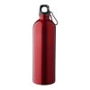 Recycelte einwandige Edelstahlflasche (750 ml) Emeric Rot