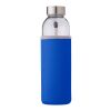Glasflasche "Neo" (500ml) mit Neoprenhülle Kobaltblau