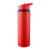 Recycelte Trinkflasche aus Edelstahl (500 ml) Zeno Rot