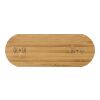 Wireless Ladepad aus Bambus hellbraun | ohne Werbeanbringung | Nicht verfügbar | Nicht verfügbar