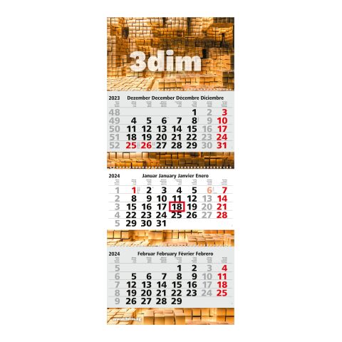 Mehrblockmonatskalender Maxi Wire-O 3 bestseller ohne Werbeanbringung