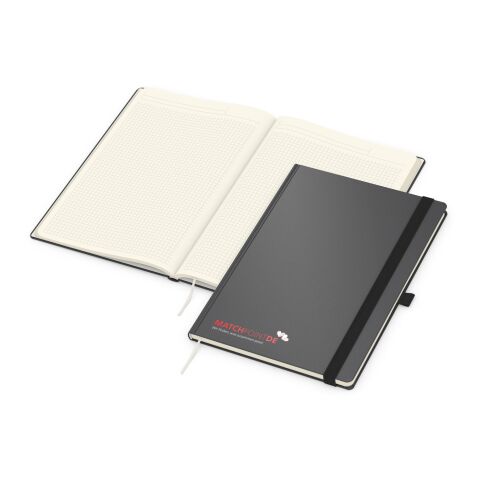 Notizbuch Vision-Book Creme Bestseller inkl. Siebdruck-Digital