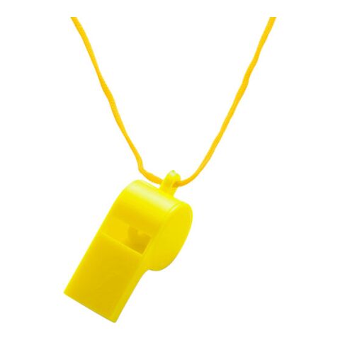 Trillerpfeife &#039;Attention&#039; aus Kunststoff - 48 Stk gelb | ohne Werbeanbringung | Nicht verfügbar | Nicht verfügbar