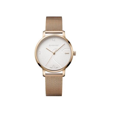Wenger Metropolitan Donnissima Gold Uhr Gravur Uhr