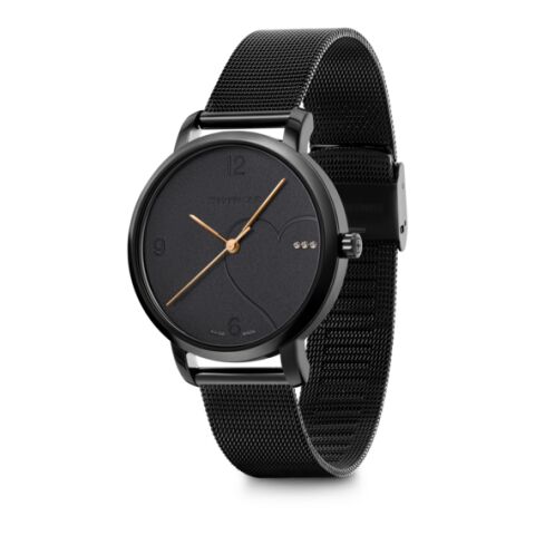 Wenger Metropolitan Donnissima Schwarz Uhr Gravur Uhr